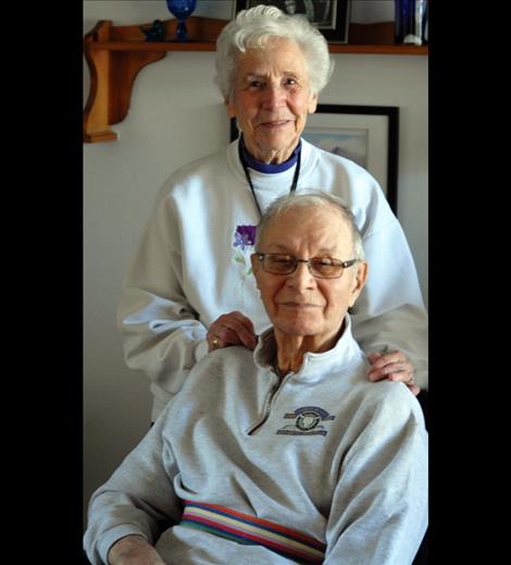 Alice and Cal Lindburg celebrate their 64th wedding anniversary April 15.