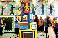 Artists emerge from walls of Cherry Valley Elementary