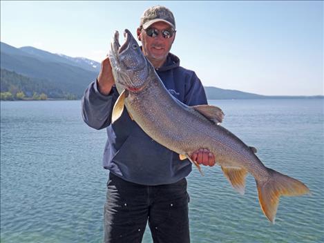 Bob Turner turns in the largest lake trout entry in week eight at 24.4 pounds, 41 inches. 