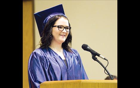  Julia Maddy says she may choose a career in pediatric nursing.