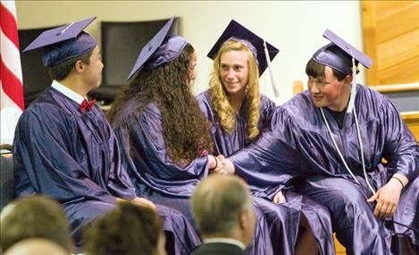 Mission Valley Christian Academy students graduated Friday in a ceremony held at First Baptist Church in Polson. 