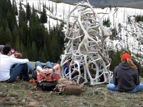 lk Antler tower on the top or Specimen Ridge.