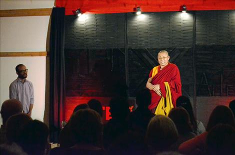 Namchak Khenpo from the Garden of One Thousand Buddhas speaks about kindness in his Tibetan language, with the help of a translator. 