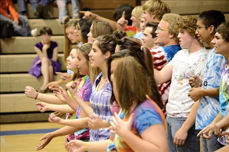 Mission High School students perform several hit songs during their spring concert May 19.