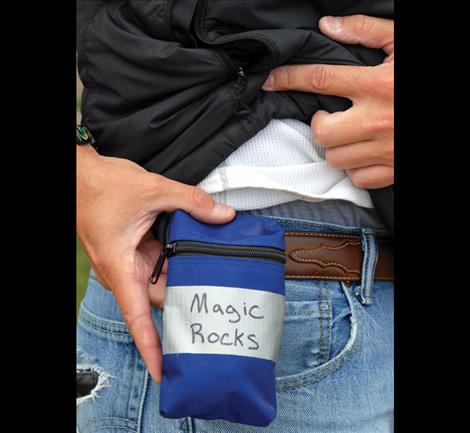 Dax VonFossen brings his magic rocks