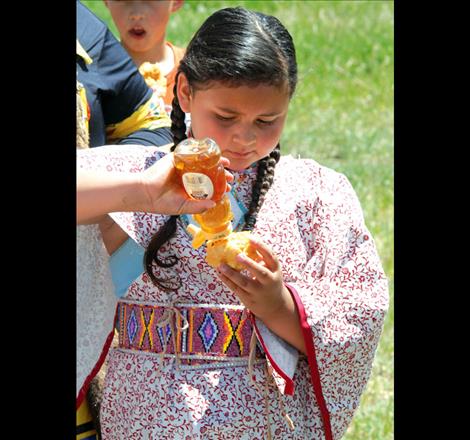 Nothing goes better on a piece of frybread than honey — unless it’s chokecherry jelly.