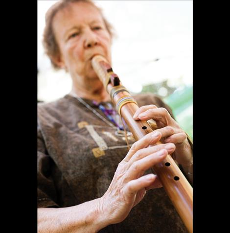 Flute maker Karolyne Rogers said she feels like a “very honored white woman” because of her relationship with cultural leaders and artists.