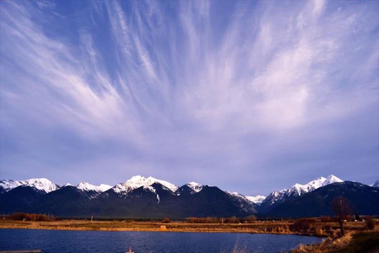 Mission Mountains from Ninepipe