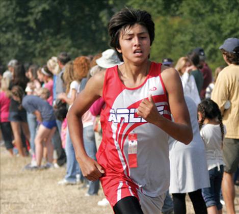 Donovan McDonald ran to fourth place at the 2012 Class C state cross-country meet.