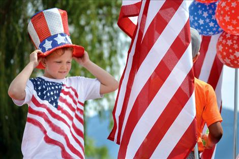 Linda Sappington/Valley Journal Lake County offers a number of opportunities to celebrate the Fourth of July, including the Charlo Parade. 