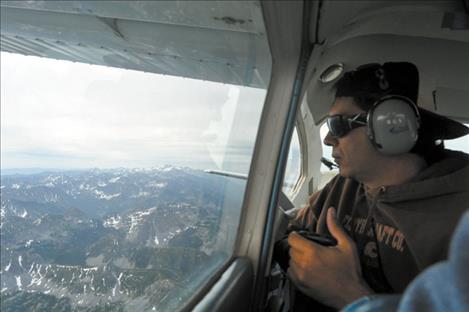 Lakes hidden high in the mountains are in plain sight from above. 