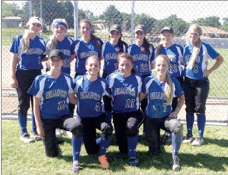 Back to front, left to right, are Sierra Hardy, Missoula; Taylor Holmes, Missoula; Callie McKillop, Missoula; Talley Hill, Missoula; Samie Kinzie, Plains; Chloe Arthur, Florence; Jordyn Eichert, St. Ignatius; Toree Rensmon, Helena; Hannah Potter, Polson; Kaylee Rosenbaum, Missoula; Katie Waletzko, Missoula; not pictured is Morgan Ray, Frenchtown.