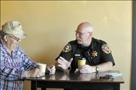 Police Chief talks crime over coffee 