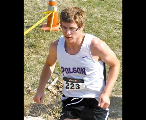 Warren Wood competes in Polson