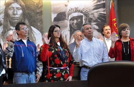 In January 2014, newly elected Confederated Salish and Kootenai Tribal Council members were sworn in. Five new councilmembers will be elected and sworn in January 2016.