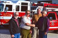 Rural fire chief lauded on last day