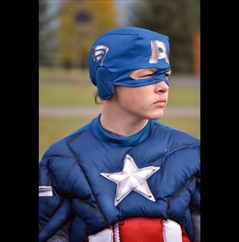 Cole “Captain America” McCrea  earned a “best caped” prize.
