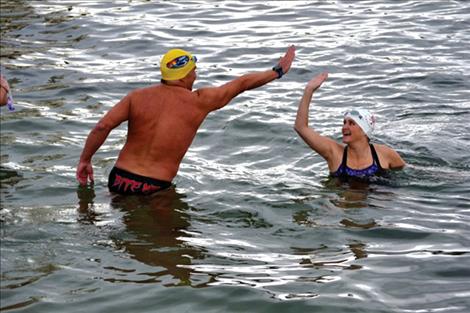 Vampire Swim in Flathead Lake