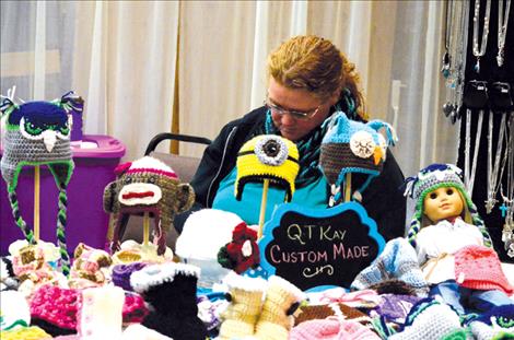 Tammy Doll crochets a new hat.