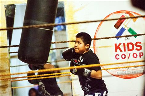 oung boxers learn more than sparring skills at Montana Kids Co-op.