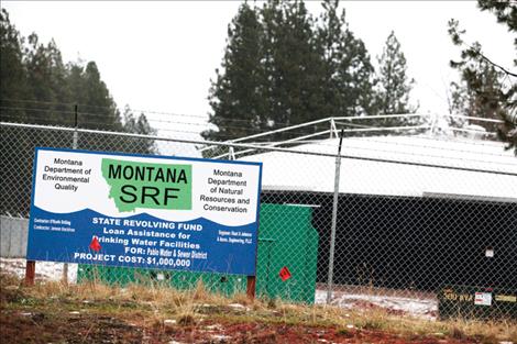 Pablo’s new water storage tank takes the town’s water holding capacity from 180,000 gallons to 430,000 gallons.