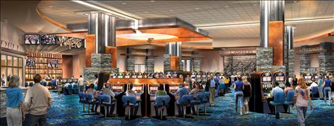 Renderings depict the appearance of the coming expanded casino.