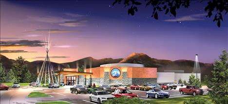 Renderings depict the appearance of the coming expanded casino.