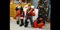 Santa visits Boys and Girls Club