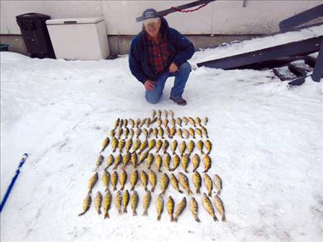 “Macman” Dick Zimmer displays his catch.