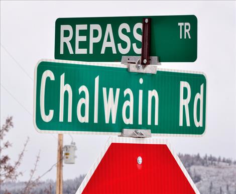 The restoration project is located on Repass Trail. 
