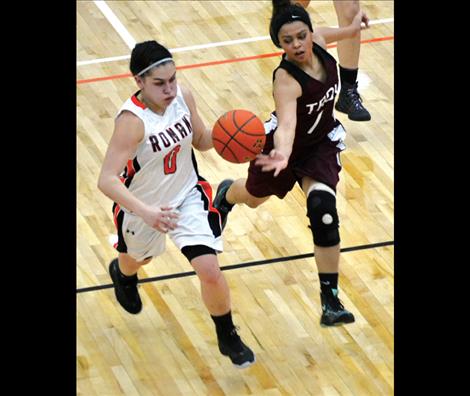 Micalann McCrea scored a double-double in Saturday’s victory over Troy.