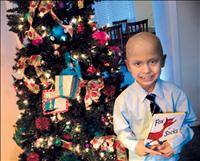 Gift tree brightens holidays for young cancer patient