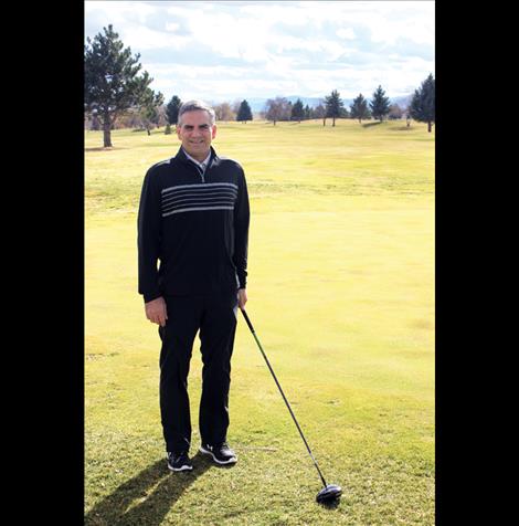 Kent Luetzen/Valley Journal Joey Esh, a 1998 Polson graduate, returns to the area to be the golf pro for Mission Mountain Country Club