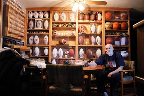 Mick Holien’s Polson home holds memorabilia from nearly a quarter-century of broadcasting Griz sports