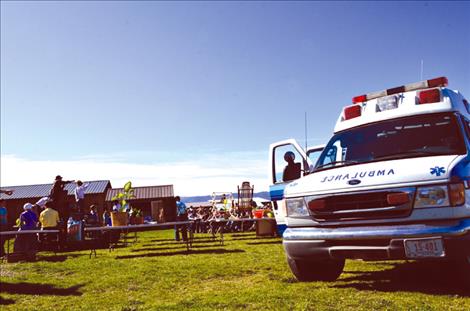 The Amish community raised money for the Mission Valley Ambulance service during an auction.