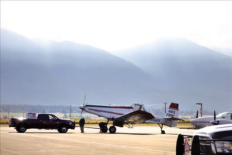 Linda Sappington/Valley Journal The Ronan Airport serves as a hub for firefighting aircraft during the summer fire season and is used year-round by aviators and emergency personnel.