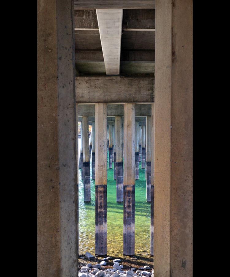 Under the boardwalk