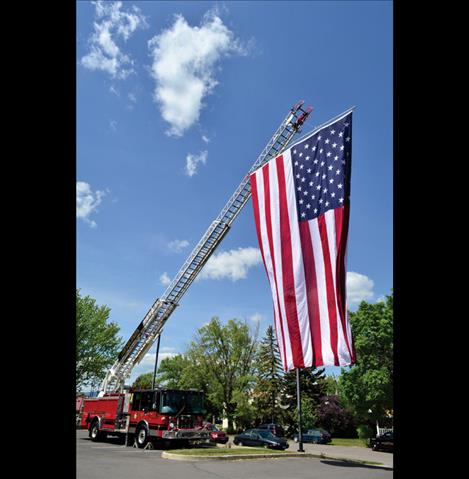 Law enforcement officers from around the state honored their fallen comrades Wednesday in Polson.