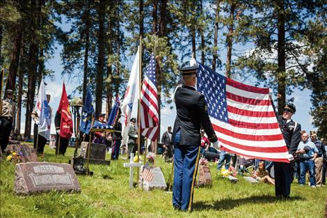 Memorial Day services at Ronan Cemetery