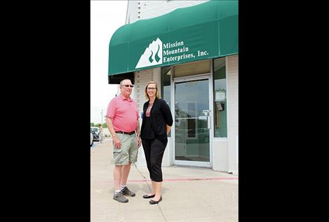 Brodie Moll preps for his final weeks as CEO of Mission Mountain Enterprises. Alongside him is new CEO Whitney Cantlon, who has been working with Moll to make the transition smooth.