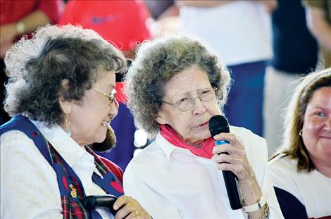 WWII riveter Rose Bailey was honored July 4 among 16 other local women who worked in factories and shipyards to sustain the war effort.