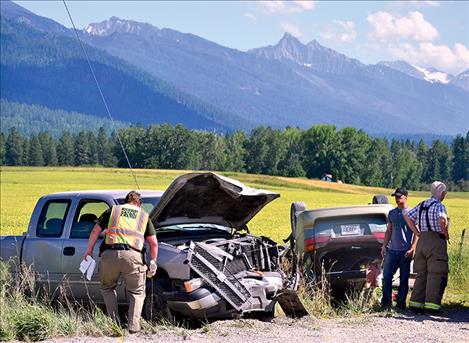 Collision at intersection of Minesinger Trail and Dubay Road 