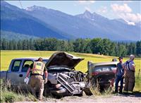 Vehicles collide in rural Polson