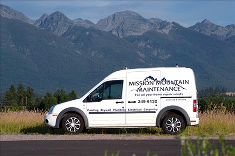Mission Mountain Maintenance is a new handyman business. Owner Pat Collicott brings more than 30 years experience to his clients.