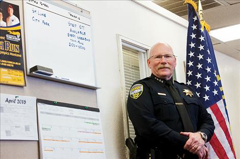 Ronan Police Chief Ken Weaver focuses on department improvements.