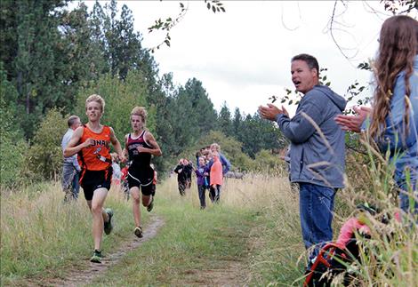 Jackson Duffey of Ronan takes first place in the canal race.