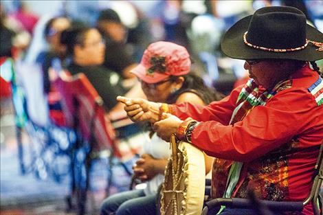 The traditional game, Weston explained, involves patterns and logic. “It’s very much about observing. So basically, we are reading body language,” he said. From the moment they meet, players are watching how others pick up their phone, drink their coffee and shake hands. As the bones are hidden, players are observing players’ knuckles; which ones are tight, which are relaxed? “They’re being watched like a hawk in the sky,” Weston said, explaining that the game requires focus, concentration and endurance. “You’re trying to outsmart and outwit your opponent,” he added. “People get so lazy in their thinking. Our culture and tradition is trying to bring that (focus and concentration) back. Weston travels the world to speak to people about the traditional game. “We’re trying to get more youth involved,” he said. “You don’t have to be native. It’s addictive. There’s no politics, no religion, and you can play for free for fun,