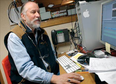 Frank Tyro works at KSKC, the public television station at Salish Kootenai College that he started.