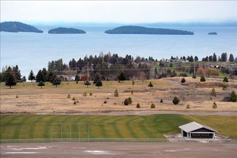 Green grass waits for the spring soccer season at the new Polson Youth Soccer Association fields, located in the Ridgewater Complex.