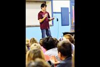 Graduate returns to inspire kids